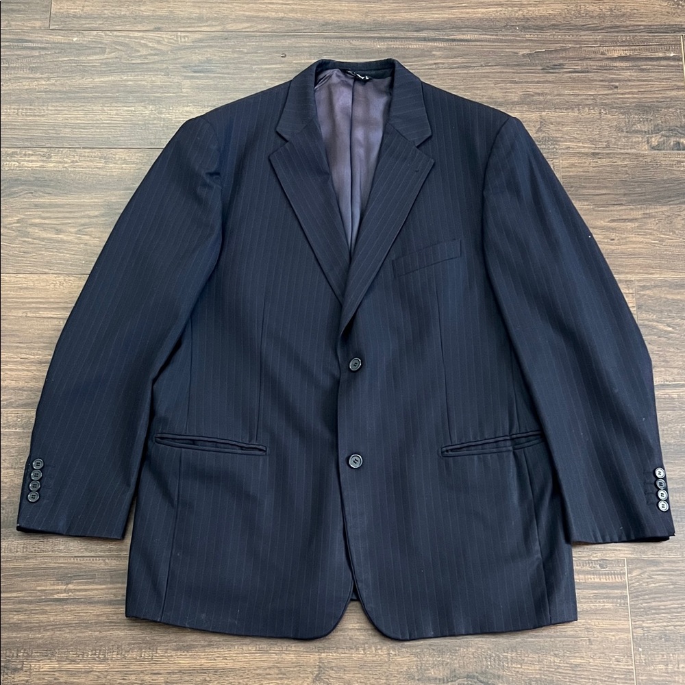 Linea by Louis Dell'Olio Navy Pinstripe Blazer